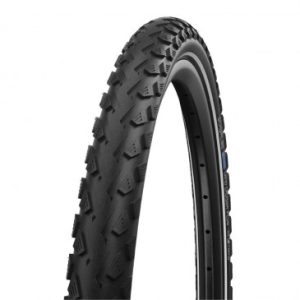 Pneu VTT 27.5 X 2.00 Schwalbe Land Cruiser Plus Noir Tringle Rigide (50-584) (650b) Renfort Puncture-guard Compatible Vae