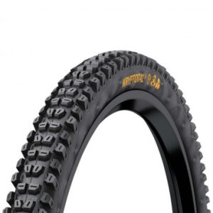 Pneu VTT Gravity 27.5 X 2.40 Continental Kryptotal Enduro Soft Rear/arriere Noir Tubeless Ready Tringle Souple (60-584) (650b) Terrains et Conditions Mixtes Compatible Vae