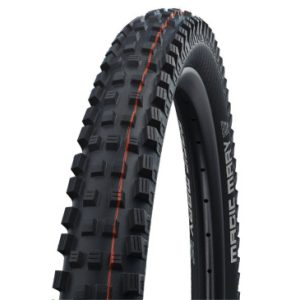 Pneu VTT Gravity 29 X 2.60 Schwalbe Magic Mary Evo Addix Super Gravity Soft Noir Tubeless Ready Tringle Souple (65-622) Compatible Vae