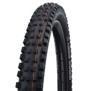 Pneu VTT Gravity 29 X 2.60 Schwalbe Magic Mary Evo Addix Super Trail Soft Noir Tubeless Ready Tringle Souple (65-622) Compatible Vae