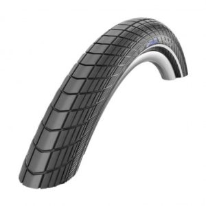 Pneu VTT Urbain 20 X 2.00 Schwalbe Big Apple Noir Tringle Rigide (50-406) Renfort Raceguard Flanc Reflex Compatible Vae