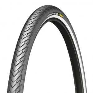 Pneu VTT Urbain 26 X 1.40 Michelin Protek Max Noir Tringle Rigide (35-559) Flanc Reflex Compatible Vae