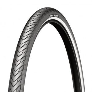 Pneu VTT Urbain 26 X 1.40 Michelin Protek Noir Tringle Rigide (35-559) Flanc Reflex