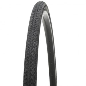 Pneu VTT Urbain 26 X 1.75 Deli Type Marathon Protectivelayer Renfort Anti-crevaison Noir Tringle Rigide (47-559)