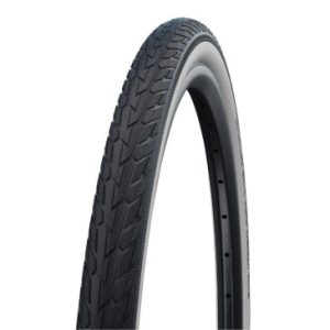 Pneu VTT Urbain 26 X 1.75 Schwalbe Road Cruiser Hs484 Noir Flanc Beige Tringle Rigide (47-559)