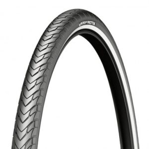 Pneu VTT Urbain 26 X 1.85 Michelin Protek Renfort Noir Tringle Rigide (47-559) Flanc Reflex