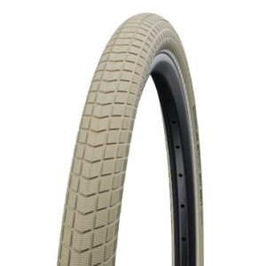 Pneu VTT Urbain 26 X 2.15 Schwalbe Big Ben Creme Tringle Rigide (55-559) Renfort K-guard Flanc Reflex