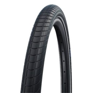 Pneu VTT Urbain 29 X 2.00 Schwalbe Big Apple Noir Tringle Rigide (50-622) Renfort K-guard Flanc Reflex