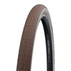 Pneu VTT Urbain 29 X 2.00 Schwalbe Fat Frank Marron Flanc Beige Reflex Tringle Rigide (50-622) Renfort K-guard (Twin Skin)