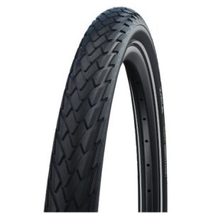 Pneu VTT Urbain 29 X 2.15 Schwalbe Marathon Green Noir Tringle Rigide (55-622) Renfort Flanc Reflex Compatible Vae