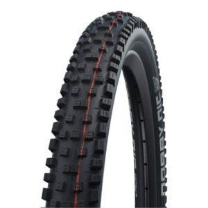 Pneu VTT / VAE Vélo Electrique 29 X 2.60 Schwalbe Nobby Nic Addix Super Trail Noir Tringle Souple (65-622) Tubeless Ready Homologue VAE Vélo Electrique E50