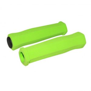 Poignee City/vtt Gravity Mousse Haute Densite Vert 125mm (Paire)