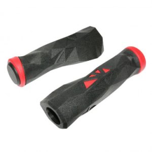 Poignee VTT Gravity Probike Ergonomique Noir/rouge L130mm (Paire)