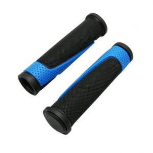 Poignee VTT Progrip 807 Double Densite Open End Noir/bleu Light Diam 28 125mm (Livre avec Embouts) (Paire)(Paire)