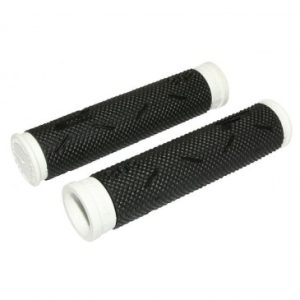 Poignee VTT Progrip 808 Noir/blanc Ø22mm L120mm (Paire)