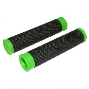 Poignee VTT Progrip 808 Noir/vert Fluo Ø22mm L120mm (Paire)