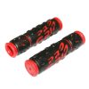 Poignee VTT Progrip 953 Noir/rouge Ø22mm L122mm Predecoupe pour 90mm (Paire)