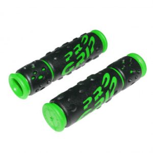 Poignee VTT Progrip 953 Noir/vert Ø22mm L122mm Predecoupe pour 90mm (Paire)