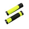 Poignee VTT Progrip 997 Double Densite Open End avec Lock on Noir/jaune 130mm (Livre avec Embouts) (Paire)