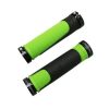 Poignee VTT Progrip 997 Double Densite Open End avec Lock on Noir/vert 130mm (Livre avec Embouts) (Paire)