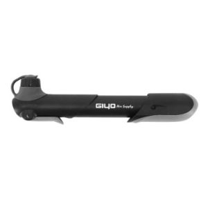 Pompe Mini Route / VTT Giyo Gp Resine Noir Telescopique Vp/vs (Fixation Porte Bidon Ou Poche Maillot) (Sur Carte) - Lg 177mm et 8 Bars