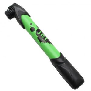 Pompe Mini Route / VTT Zefal Mini Jet Resine Vert Fluo 6bars L230mm Vp/vs 90g avec Fixation Porte Bidon