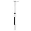 Pompe Mini Route Zefal Road Mini Alu Argent 8bars L230mm Vp/vs 117g pour Pneu Section 25 à 32mm avec Clips Fixation