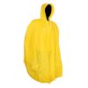 Poncho Anti Pluie Adulte Gravity avec Capuche et Housse - Pvc Epais Jaune Haute Qualite