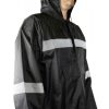 Poncho Anti Pluie Adulte Gravity M/l Noir Waterproof avec Capuche - Taille 1.68 à 1.78m