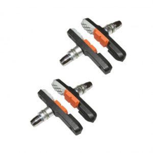 Porte Patin Frein VTT à Vis Deporte Gravity 72mm Orange/gris/noir Type Shimano (2 Paires)