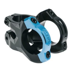 Potence VTT Switch Rocker Alu Cnc Noir/bleu Cintre 35mm Dh L 35mm