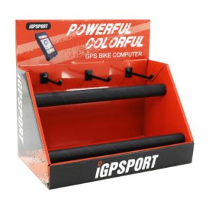 Presentoir Compteur Igpsport Rouge pour Comptoir