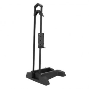 Presentoir/support 1 Velo Peruzzo Lybra Roue Avant Ou Arriere Compatible 26"-27.5"-29"-700c Noir avec Porte Support de Batterie