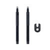 Prolongateur de Valve Presta Schwalbe 60mm Noir Compatible Tubeless (Vendu à La Paire Sur Carte)