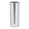 Reducteur Tige de Selle/cadre 27.2 à 31.0 Mm L 80 Mm Alu Argent