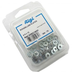 Rondelle Plate Acier Diam 4x10 (Blister de 70) (00821600) -algi-