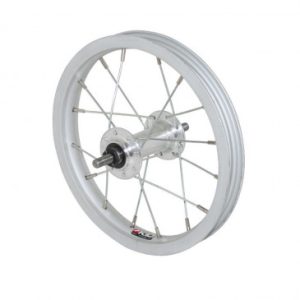 Roue City Patin 12" Avant Jante et Moyeu Alu Axe Plein