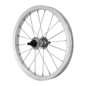 Roue City Patin 14" X 1.75 Avant Jante Alu Moyeu Acier 85 Mm Axe Plein