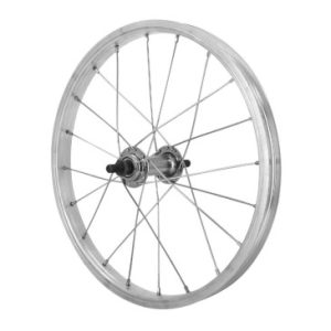 Roue City Patin 16" X 1.75 Avant Jante Alu Moyeu Acier 100 Mm Axe Plein (Etrto 305x20)