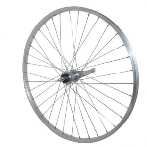 Roue City Patin Torpedo Arriere 26" Jante Alu Moyeu Acier Retropedalage 1v avec Pignon (Coaster Brake) Jante 21c (35-559)