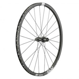 Roue Gravel Disque 700 Dt Swiss G1800/25 Arriere Centerlock Cassette Shimano 11/10v Tubeless Ready Axe Traversant 12/142mm Noir Jante 24c