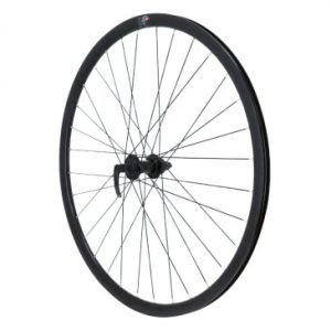 Roue Gravel / Route Disque Blocage 700 Pulse Avant Moyeu Bille Centerlock Noir Jante 17c 32 Rayons Acier Noir