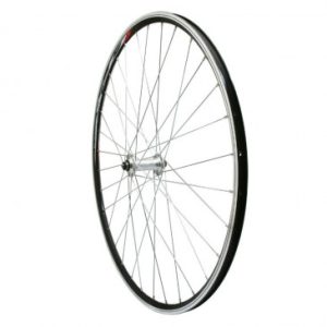 Roue Route Patin Blocage 700 Elan Cfx Noir Avant Moyeu Miche Alu 32 Rayons Galva Jante 13c