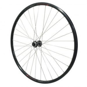 Roue Vtc Disque Blocage 700 X 35 - 28" Er20 Avant Noir Moyeu Shimano M3050 Centerlock Rayon Inox Jante 19c 32 Rayons Double Paroi avec Œillets