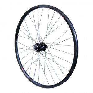 Roue Vtc Disque Blocage 700 X 35 - 28" M910 Arriere Noir Moyeu Shimano M475 Cassette 11/10/9/8v Disque 6 Trous Tubeless Ready Jante 21c 32 Rayons Double Paroi avec Œillets