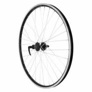 Roue Vtc Disque / Patin Blocage 700 X 35 - 28" M260 Arriere Noir Moyeu Velox Cassette Type Shimano 11/10/9v Disque 6 Trous Jante 19c 32 Rayons - Resiste 140kgs