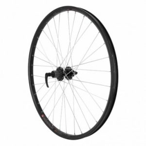 Roue Vtc Disque / Patin Blocage Kargo / VAE Vélo Electrique / E-bike / Longtail Moyeu Velox Arriere Noir Disque 6 Trous Cassette 11/10/9v Double Paroi avec Oeillets (Renforce) Jante 25c 32 Rayons