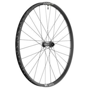 Roue VTT Disque 27.5" Dt Swiss M1900 Boost Centerlock Tubeless Ready Avant Noir Traversant 15/110 - Jante 30c - Resiste Poids 110kgs