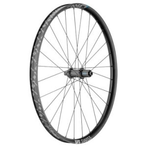 Roue VTT Disque 29" Dt Swiss H1900 Boost Tubeless Ready VAE Vélo Electrique Centerlock Arriere Noir Shimano 10/11v Axe Traversant 12/148 - Jante 30c - Resiste Poids 150kgs - Compatible Enduro