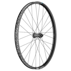 Roue VTT Disque 29" Dt Swiss H1900 Boost Tubeless Ready VAE Vélo Electrique Centerlock Avant Noir Axe Traversant 15/110 - Jante 30c - Resiste Poids 150kgs - Compatible Enduro